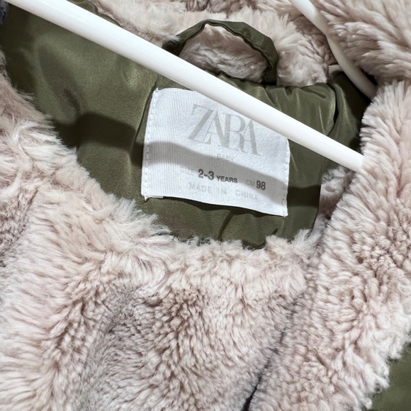 [All for$6-20 ]2-3Y ZARA soft lined plush jacket - Picture 3 of 5